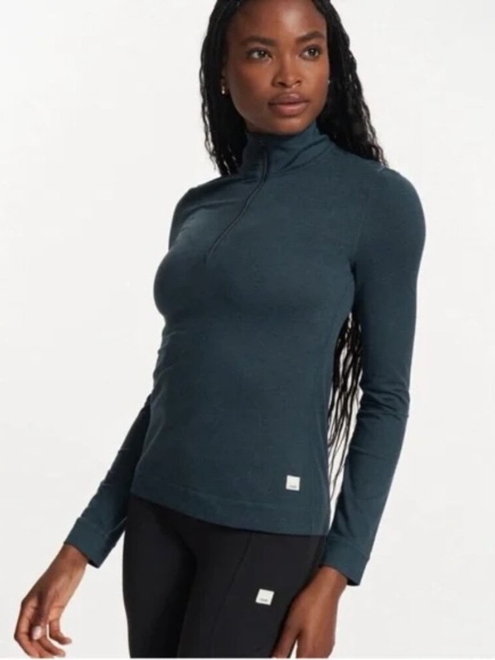 Vuori Halo Essential Half Zip pullover Beryl Small